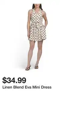 TJ Maxx Linen Blend Eva Mini Dress offer
