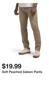 TJ Maxx Soft Peached Sateen Pants offer