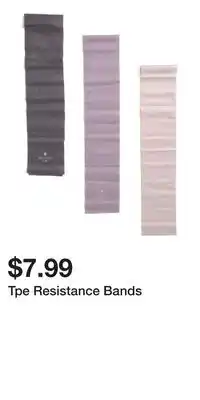 TJ Maxx Tpe Resistance Bands offer