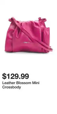 TJ Maxx Leather Blossom Mini Crossbody offer