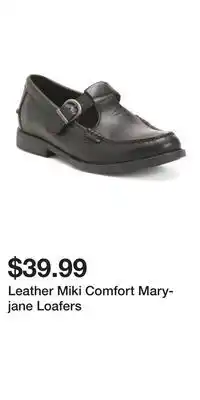 TJ Maxx Leather Miki Comfort Mary-jane Loafers offer