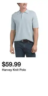 TJ Maxx Harvey Knit Polo offer
