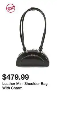 TJ Maxx Leather Mini Shoulder Bag With Charm offer