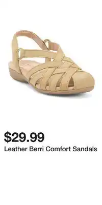 TJ Maxx Leather Berri Comfort Sandals offer