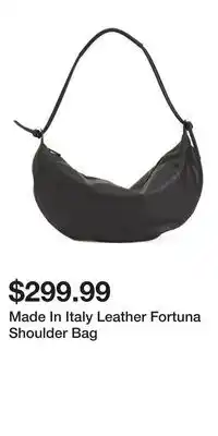 TJ Maxx Made In Italy Leather Fortuna Shoulder Bag offer