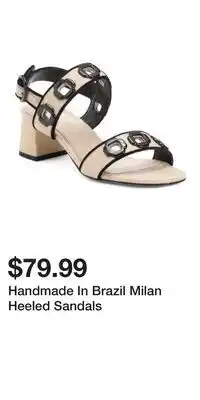 TJ Maxx Handmade In Brazil Milan Heeled Sandals offer