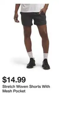 TJ Maxx Stretch Woven Shorts With Mesh Pocket offer