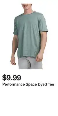 TJ Maxx Performance Space Dyed Tee offer