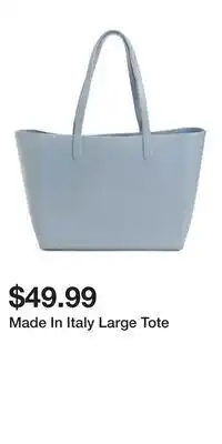 TJ Maxx Made In Italy Large Tote offer