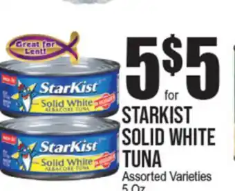 Extra Supermarket STARKIST SOLID WHITE TUNA offer