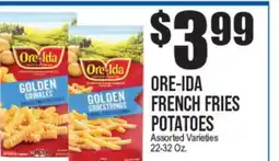 Extra Supermarket ORE-IDA FRENCH FRIES POTATOES offer