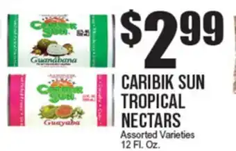 Extra Supermarket CARIBIK SUN TROPICAL NECTARS offer