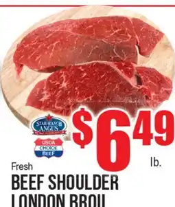 Extra Supermarket FRESH BEEF SHOULDER LONDON BROIL offer