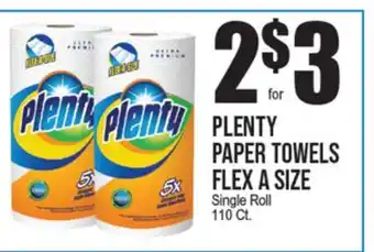 Extra Supermarket PLENTY PAPER TOWELS FLEX A SIZE offer