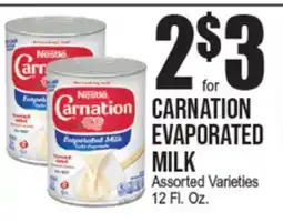 Extra Supermarket CARINATION EVAPORATED MILK offer