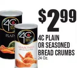 Extra Supermarket 4C PLAIN OR SEASONED BREAD CRUMBS offer