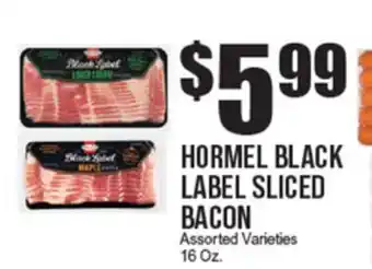Extra Supermarket HORMEL BLACK LABEL SLICED BACON offer
