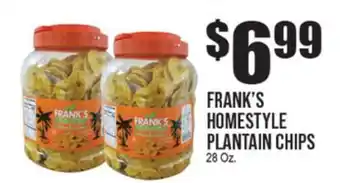 Extra Supermarket FRANK'S HOMESTYLE PLANTAIN CHIPS offer