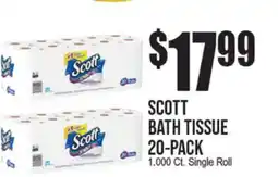 Extra Supermarket SCOTT BATH TISSUE offer