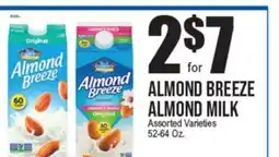 Extra Supermarket ALMOND BREEZE ALMOND MILK offer
