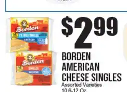 Extra Supermarket BORDEN AMERICAN CHEESE SINGLES offer