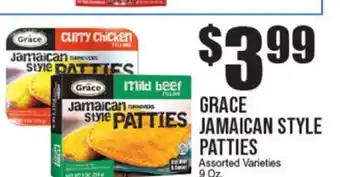 Extra Supermarket GRACE JAMAICAN STYLE PATTIES offer
