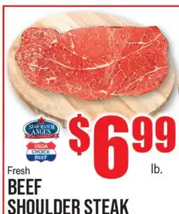 Extra Supermarket Fresh BEEF SHOULDER STEAK offer