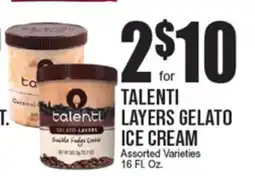 Extra Supermarket TALENTI LAYERS GELATO ICE CREAM offer