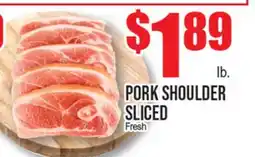 Extra Supermarket PORK SHOULDER SLICED offer