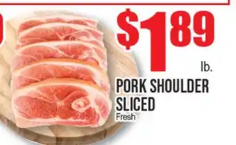 Extra Supermarket PORK SHOULDER SLICED offer