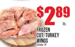 Extra Supermarket FROZEN CUT TURKEY WINGS offer