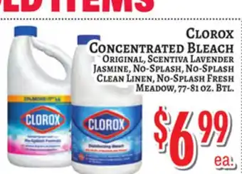 Trade Fair Supermarket CLOROX CONCENTRATED BLEACH offer