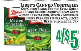 Trade Fair Supermarket LIBBY'S CANNED VEGETABLES offer