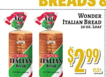 Trade Fair Supermarket WONDER ITALIAN BREAD offer