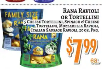 Trade Fair Supermarket RANA RAVIOLI OR TORTELLINI offer