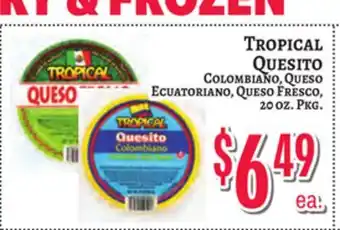 Trade Fair Supermarket TROPICAL QUESITO offer