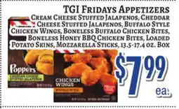 Trade Fair Supermarket TGI Fridays Appetizers offer