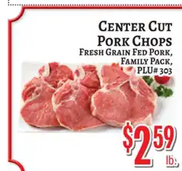 Trade Fair Supermarket CENTER CUT PORK CHOPS offer