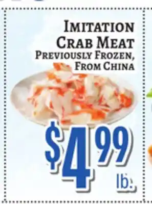 Trade Fair Supermarket IMITATION CRAB MEAT offer