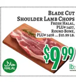 Trade Fair Supermarket BLADE CUT SHOULDER LAMB CHOPS offer