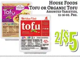 Trade Fair Supermarket House Foods Tofu OR Organic Tofu offer