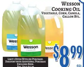 Trade Fair Supermarket Wesson Cooking Oil offer