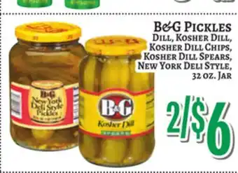 Trade Fair Supermarket B&G PICKLES offer