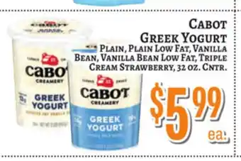 Trade Fair Supermarket CABOT GREEK YOGURT offer