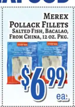 Trade Fair Supermarket MEREX POLLACK FILLETS offer