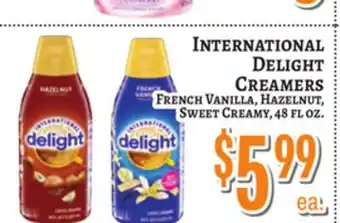 Trade Fair Supermarket INTERNATIONAL DELIGHT CREAMERS offer