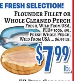 Trade Fair Supermarket FLounder Fillet OR Whole Cleaned Perch offer