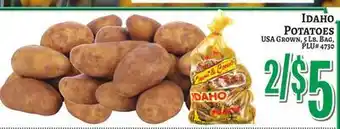 Trade Fair Supermarket IDAHO POTATOES offer
