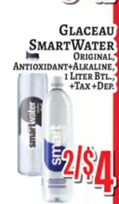 Trade Fair Supermarket GLACEAU SMARTWATER offer