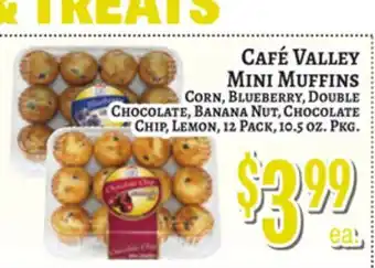 Trade Fair Supermarket CAFÉ VALLEY Mini Muffins offer
